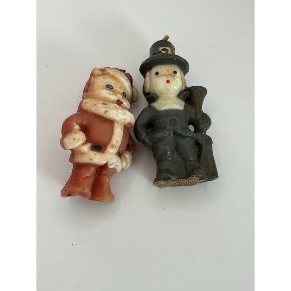 Gurley Candles Santa And Pilgrim - Picture 2 of 5